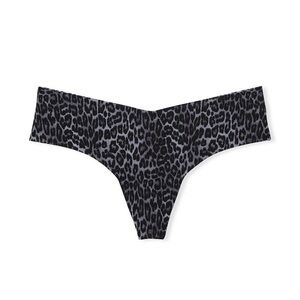 Victoria’s Secret No Show Thong - Black Leopard
